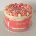 Classic Marble Cake Pink 20cm