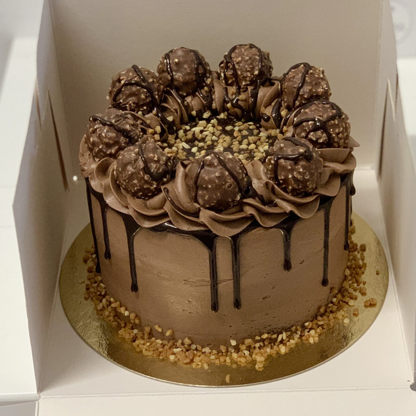 Ferrero Rocher Chocolate Drip Cake Order Ferrero Rocher Cake In ...