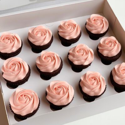Rose Swirl Cupcakes