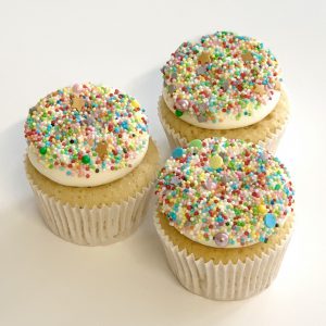 Vanilla Sprinkles Cupcake