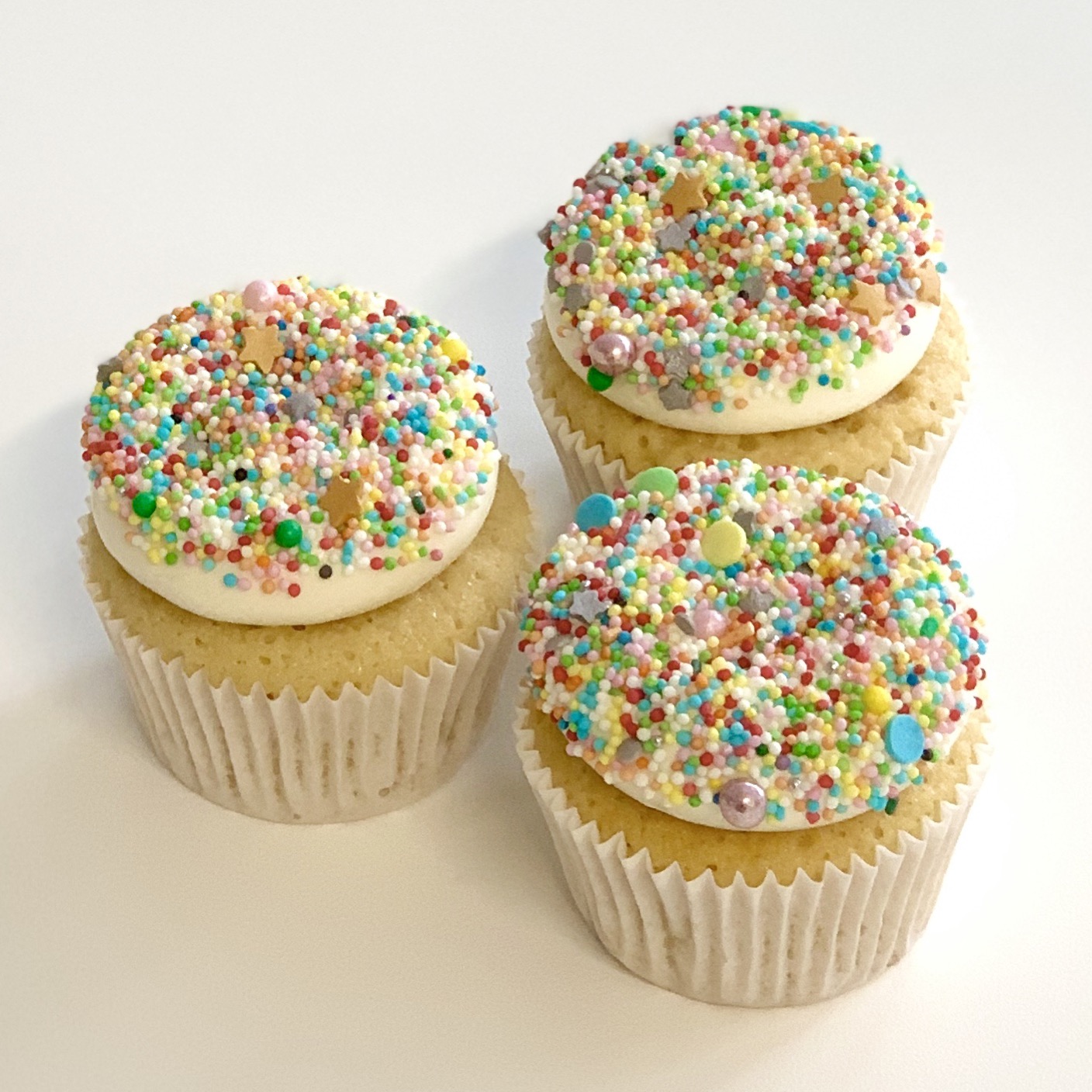 Vanilla Sprinkles Van Ness Cupcake