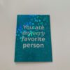 Favorite Person Card