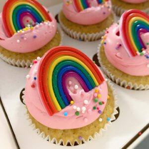 Rainbow Cupcakes