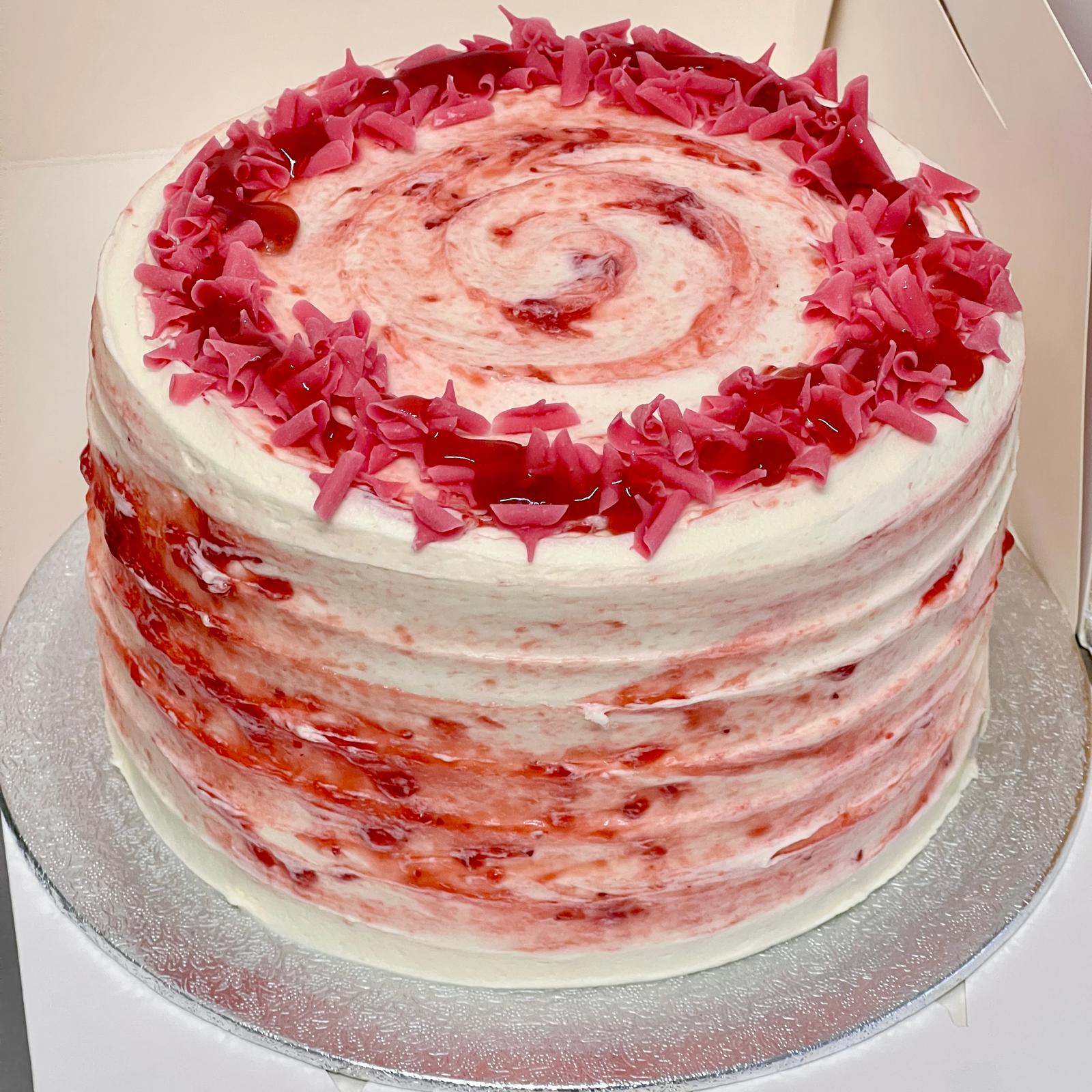 Strawberry Jam Cake