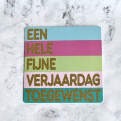 Fijne Verjaardag