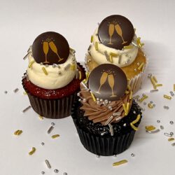 NYE Cheers Mini Cupcakes