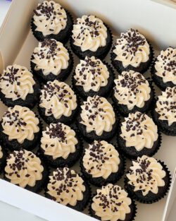 Black and White Mini Cupcakes