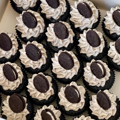 Vegan – Chocolate Oreo Mini Cupcakes