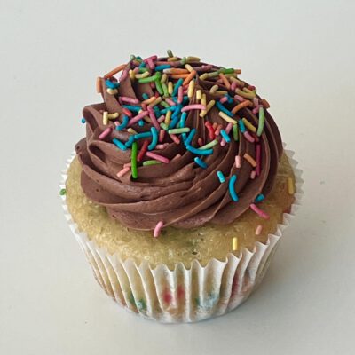 Chocolate Confetti Cupcake
