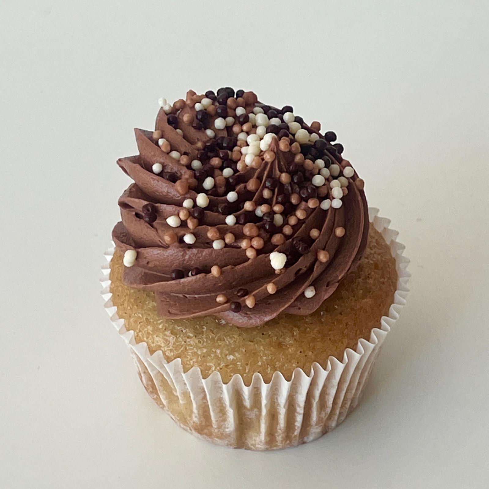 Chocolate Vanilla Bean Cupcake