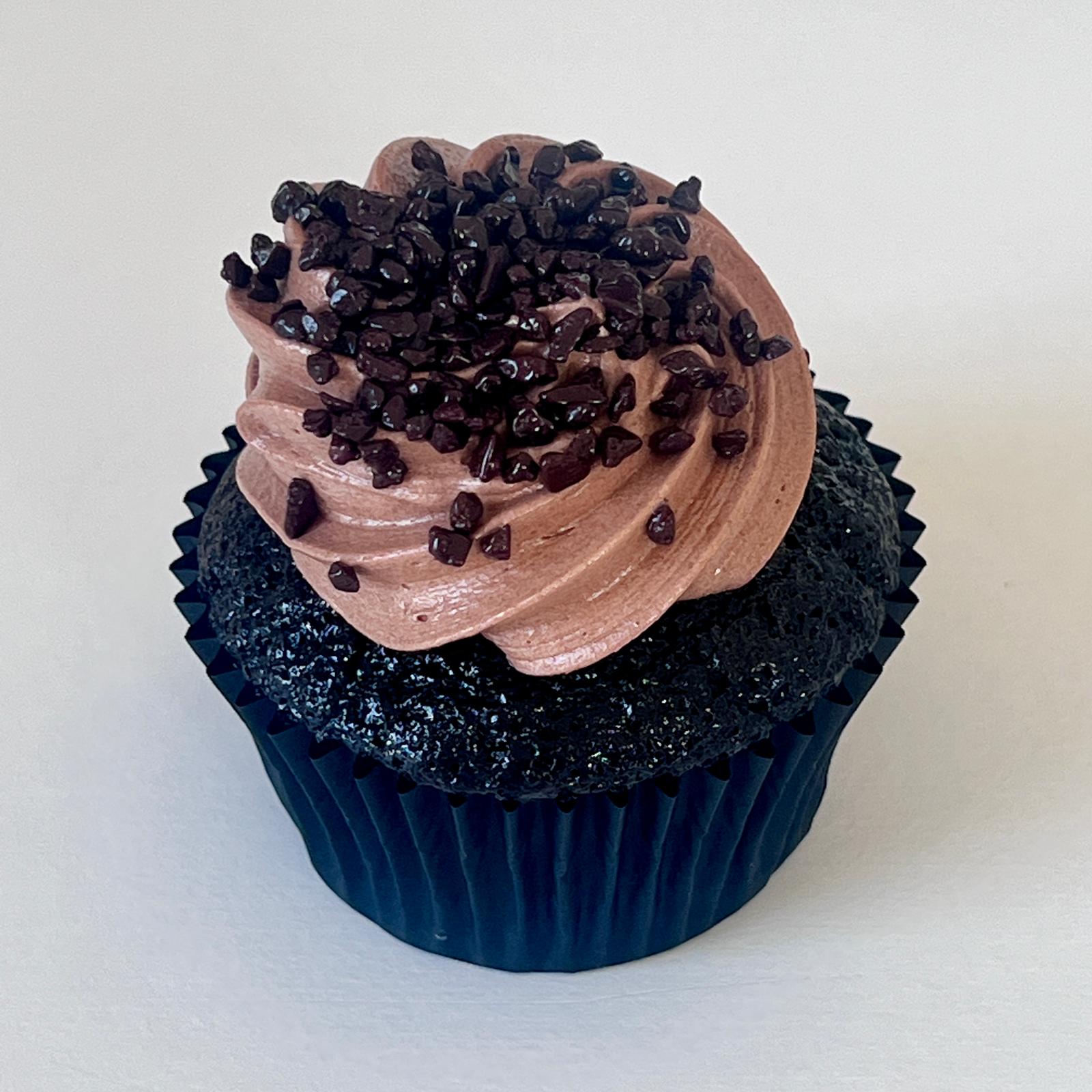 Vegan Double Chocolate Cupcake