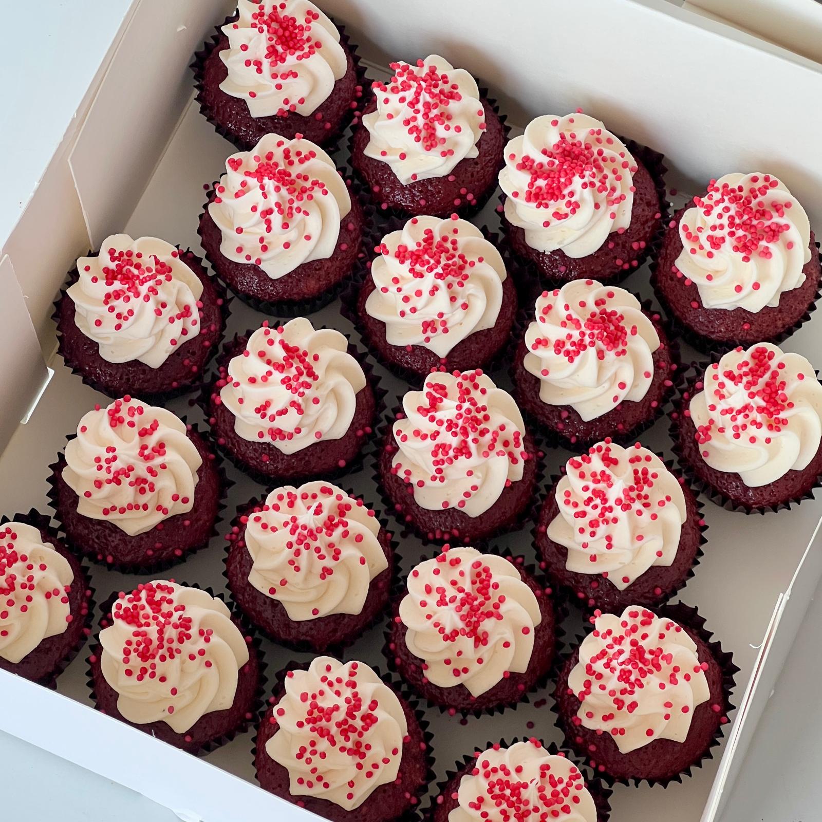 Vegan Red Velvet Mini Cupcakes