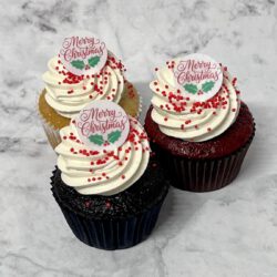 Vegan – Christmas Mini Cupcakes