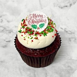 Christmas Red Velvet Cupcake