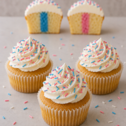 Gender Reveal Cupcakes