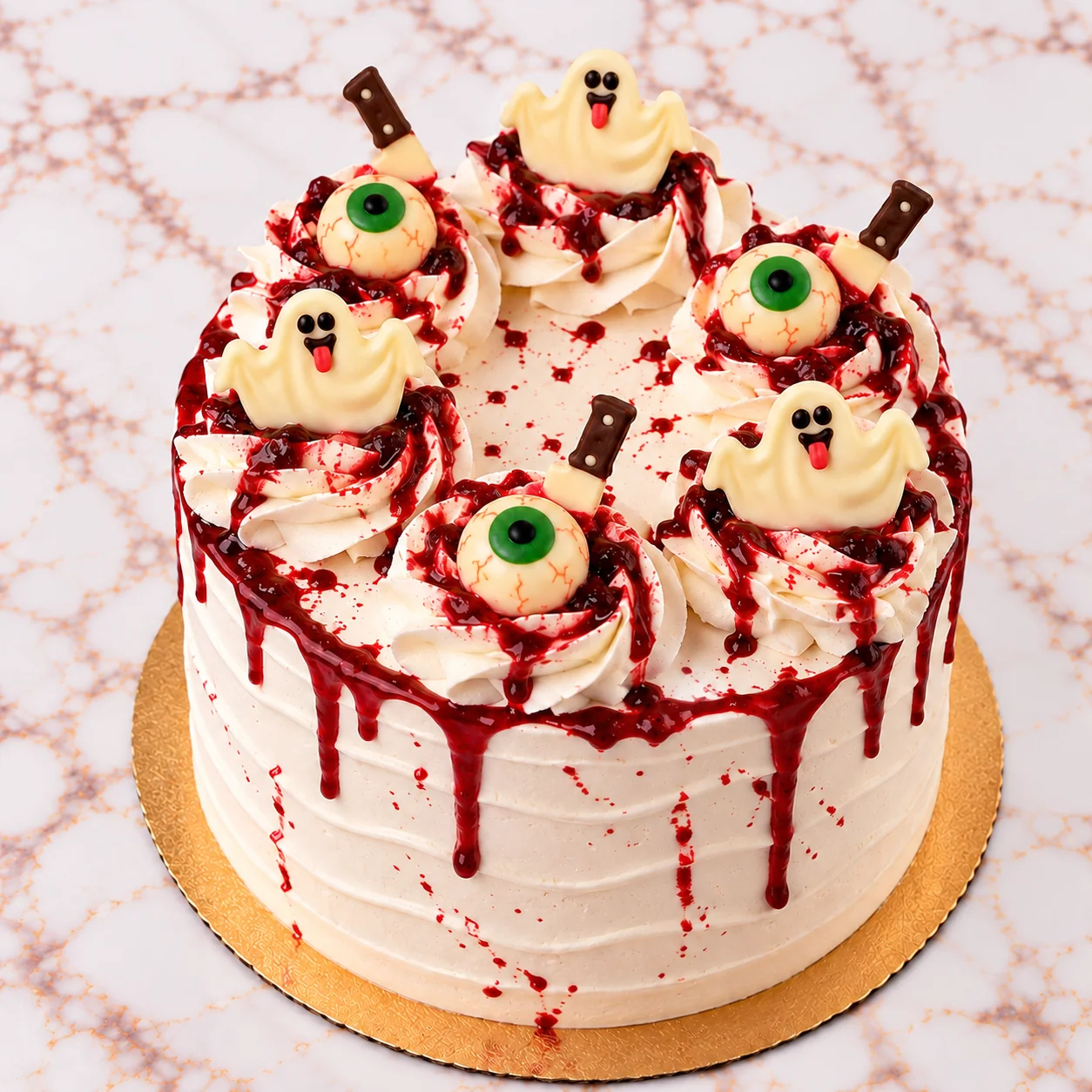 Horror Halloween Cake